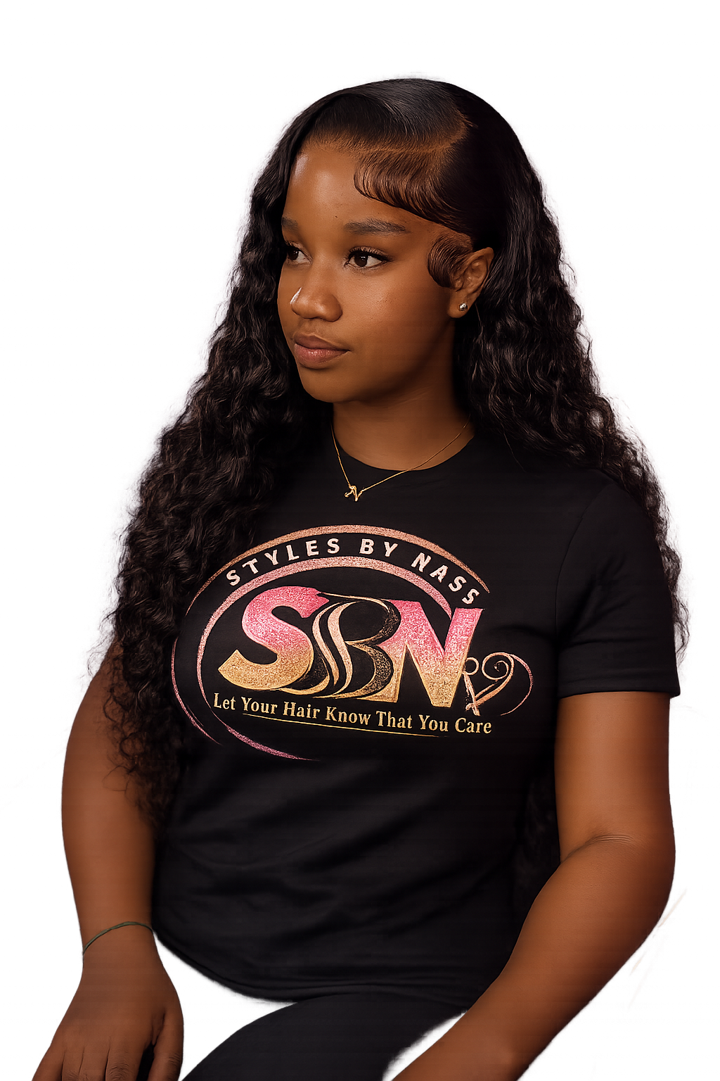 Long wavy sew-in hairstyle